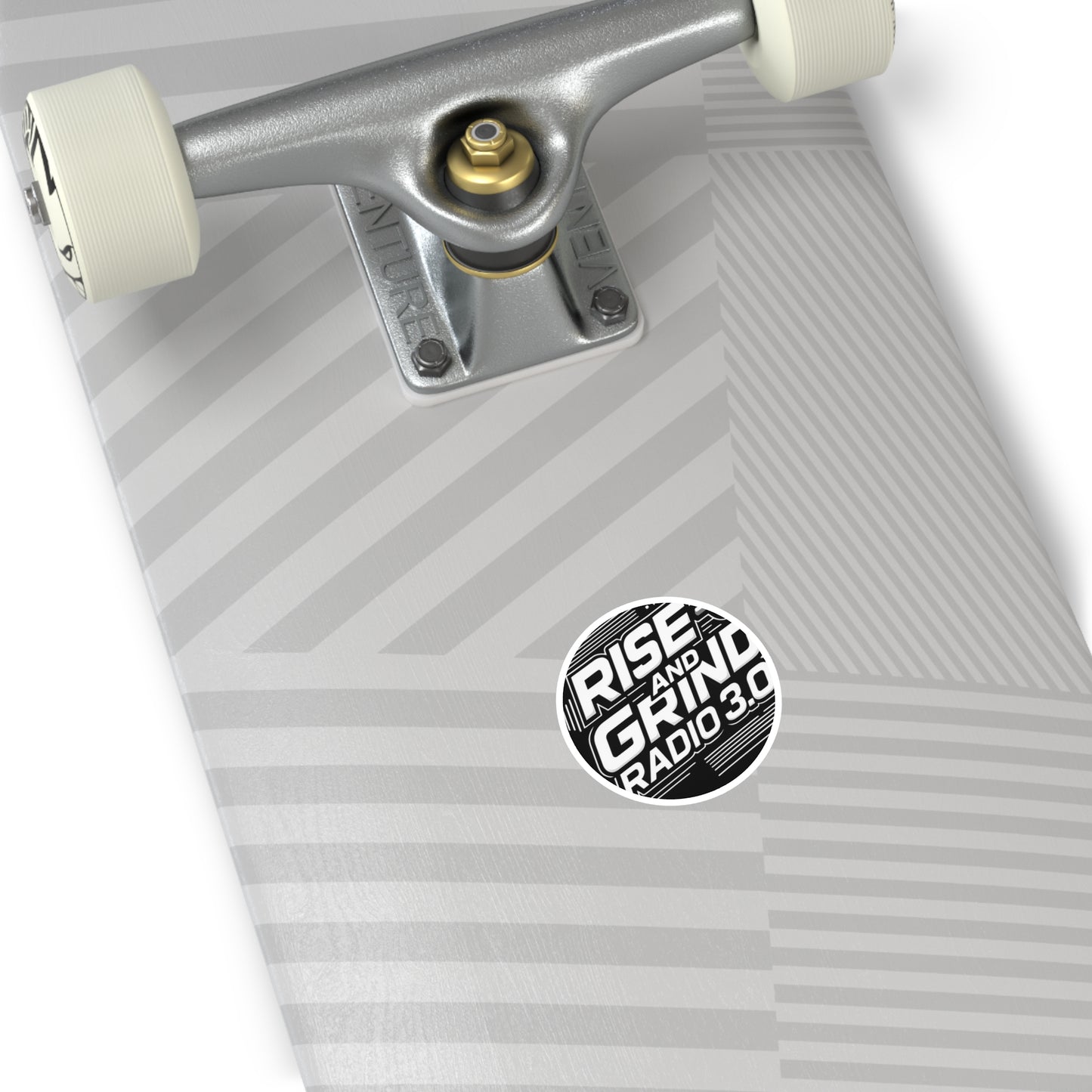 Sticker Support Rise and Grind Radio 3.0