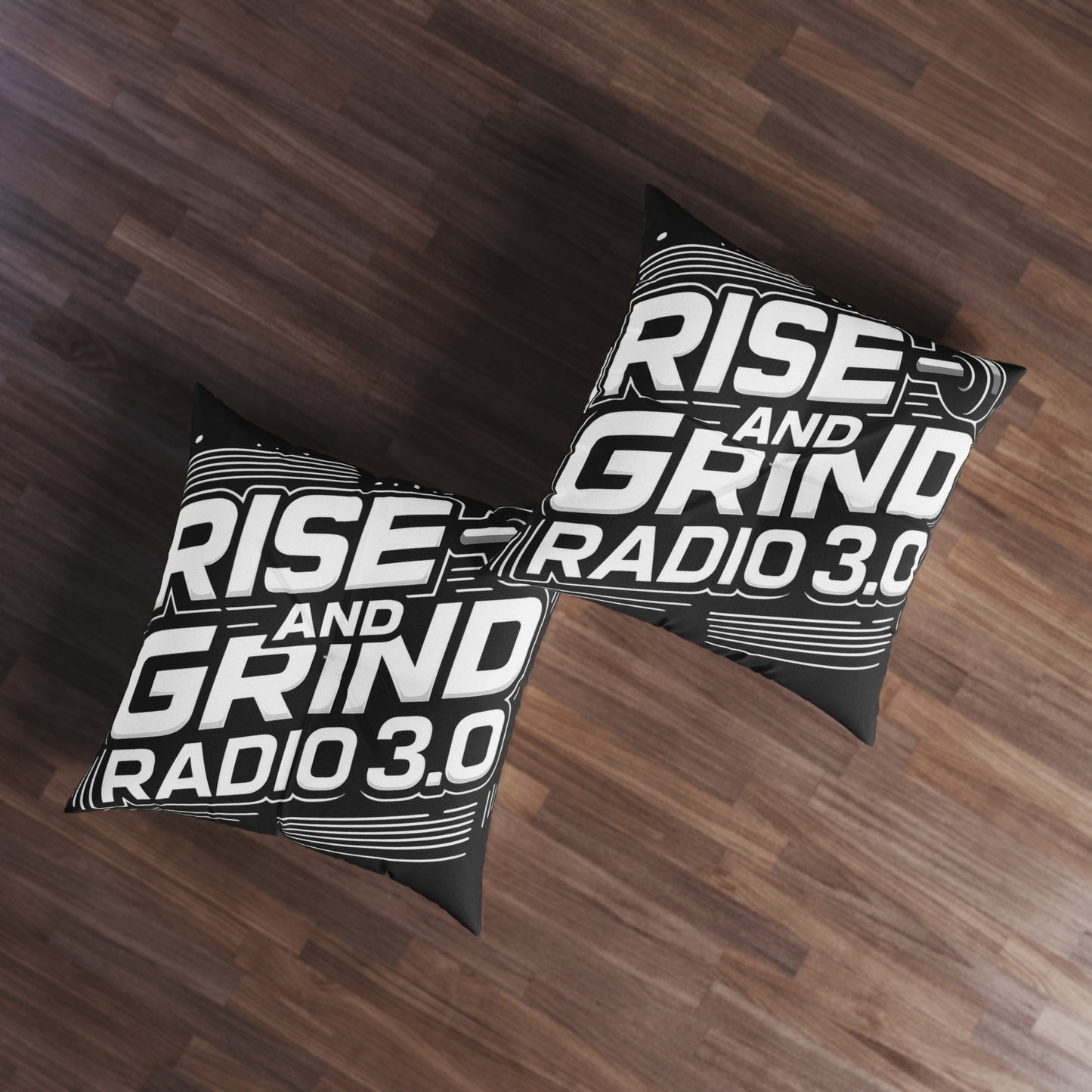 Rise and Grind Tufted Floor Pillow - Stylish Home Decor, Cozy Square Cushion for Relaxation, Motivational Gift for Entrepreneurs, Home [...]
