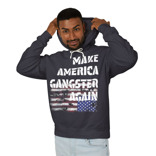 Make America Gangster Again Hooded Sweatshirt — "We the People are the Republic" Graphic