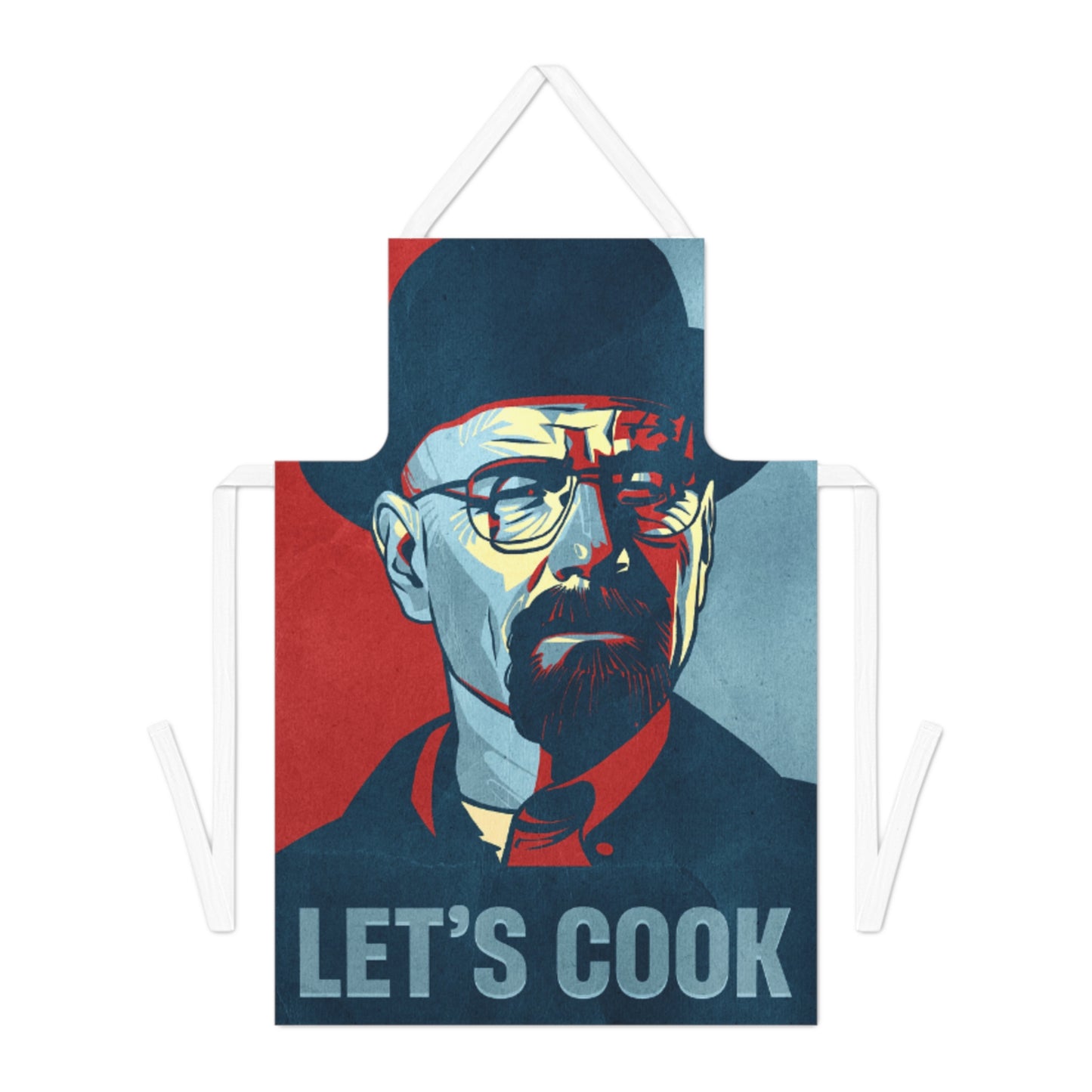 Let's Cook Chef Apron, Gift for Home Cooks, Cooking Apron for BBQ, Unique Kitchen Apparel