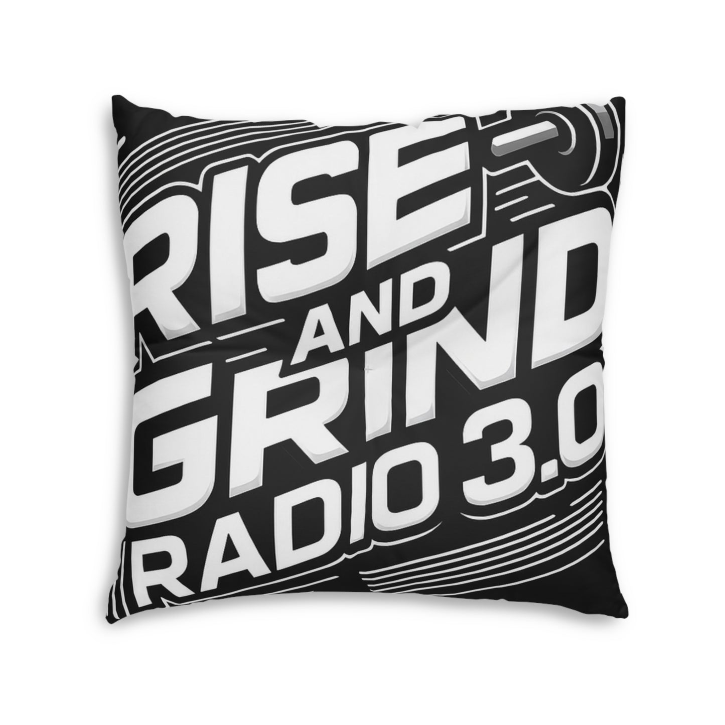 Rise and Grind Tufted Floor Pillow - Stylish Home Decor, Cozy Square Cushion for Relaxation, Motivational Gift for Entrepreneurs, Home [...]