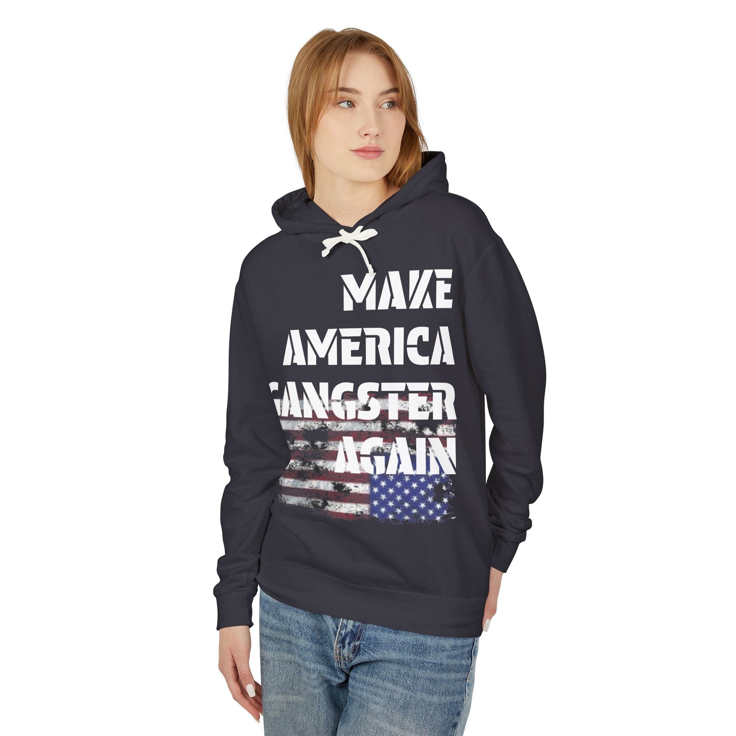 Make America Gangster Again Hooded Sweatshirt — "We the People are the Republic" Graphic