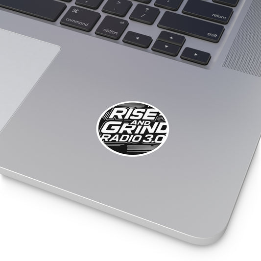 Sticker Support Rise and Grind Radio 3.0